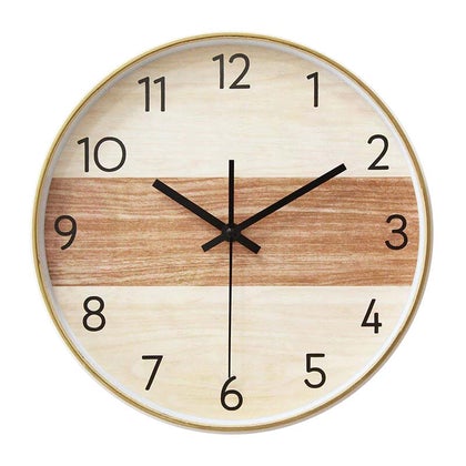 horloge murale bois