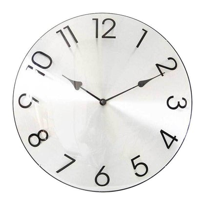 horloge murale en verre