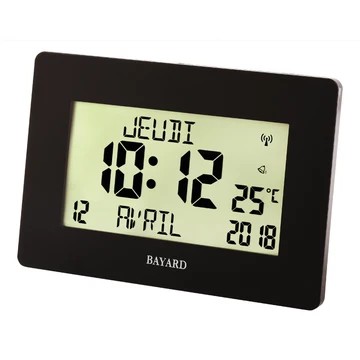 Horloge murale digitale radio pilotée