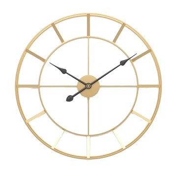 horloge design dorée