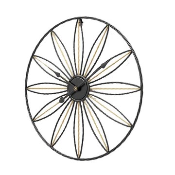 horloge industrielle de designer noire