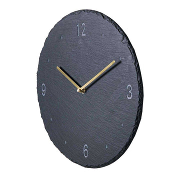 Horloge murale moderne en ardoise