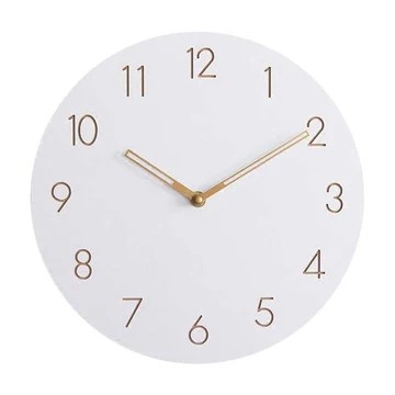 Horloge murale blanche design