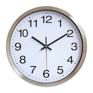 Horloge murale design aluminium
