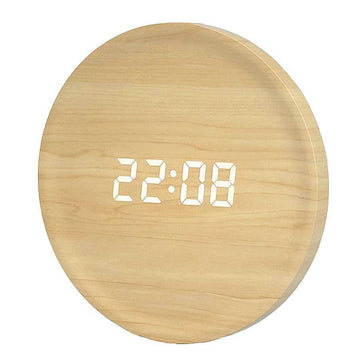 Horloge murale scandinave digitale