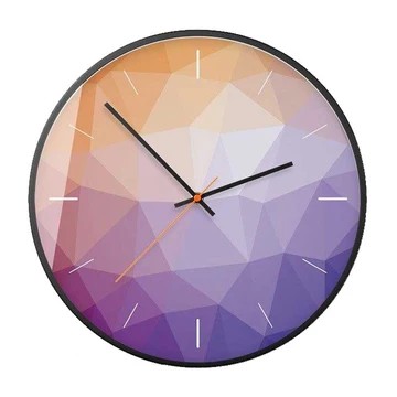 Horloge murale moderne nuances de couleurs