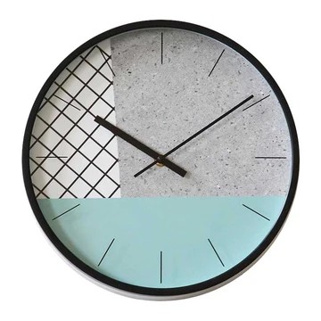 Horloge murale design tricolore
