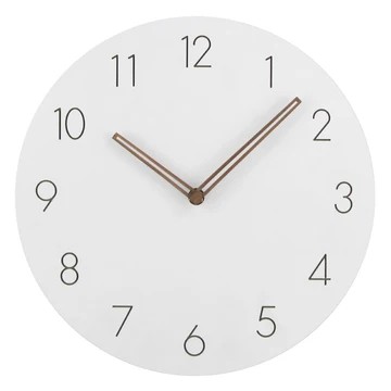 horloge murale design bois