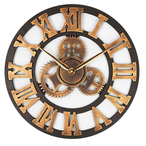 Horloge murale industrielle géante