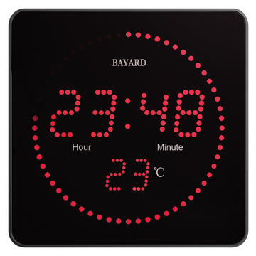 Horloge digitale LED rouge