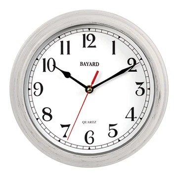 Horloge murale moderne cuisine blanc