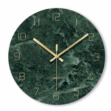 horloge murale moderne en verre