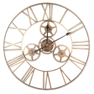 Horloge murale  steampunk géante
