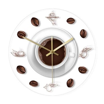 Horloge murale expresso rétroéclairée