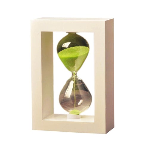 Sablier 10 minutes Cadre sable vert