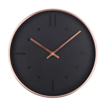 horloge murale de luxe moderne en métal