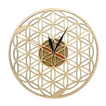 Horloge murale design en bois