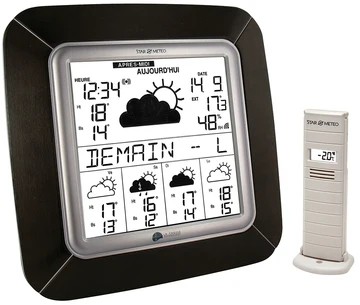Horloge radio pilotée digitale