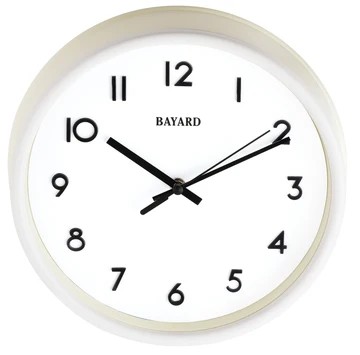 Horloge déco moderne blanche